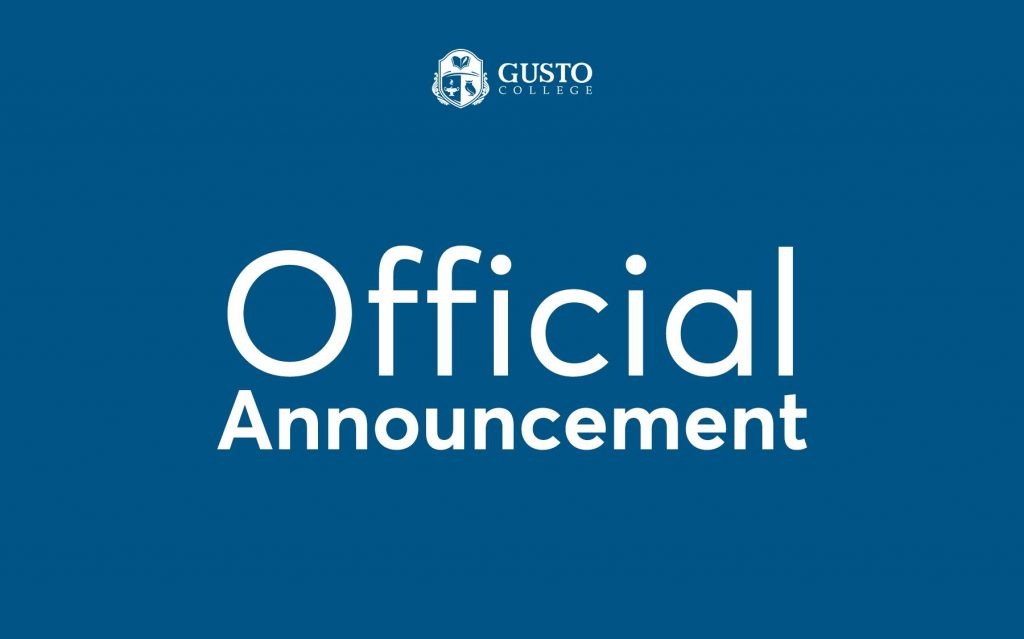 Official Announcement